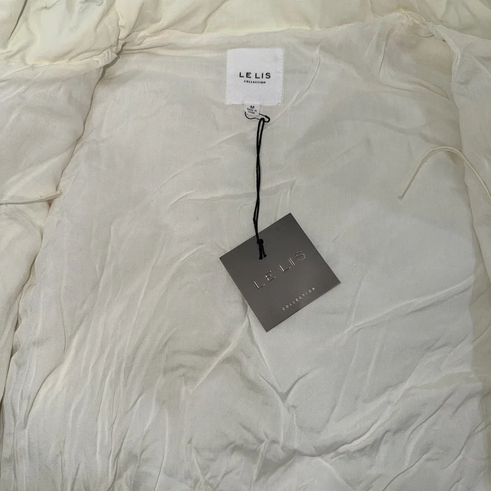 Le Lis Light Cream Puffer Jacket - Picture 5 of 7